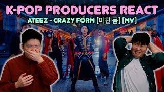 Musicians react amp review ♡ ATEEZ  Crazy Form 미친 폼 MV [upl. by Nemra]