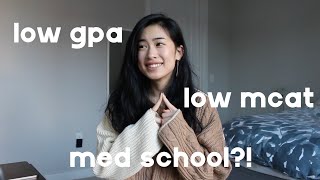 LOW GPAMCAT REVEAL  accepted into medical school [upl. by Nonnaehr]