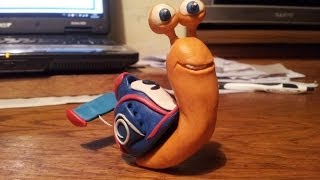 Улитка Турбо How to make Snail Turbo of clay [upl. by Riem]