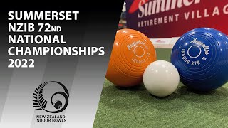 Quarter Final  Open Triples  Summerset NZIB Championships [upl. by Ralyks914]