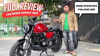 KESAN PERTAMA TVS RONIN 225 2023 SI SEMOK YANG MENAWAN HARGA JUGA SEDAP BANGET reviewmotor [upl. by Llewkcor]