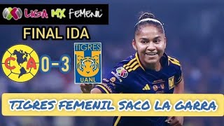 AMÉRICA FEMENIL 0  3 TIGRES FEMENIL FINAL DE IDA LIGA MX FEMENIL APERTURA 2023 [upl. by Brick]