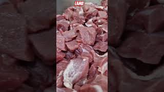 diced lamb on the bone everfreshbutchers meat lamb chops foryou fyp viralshorts halal [upl. by Floria]