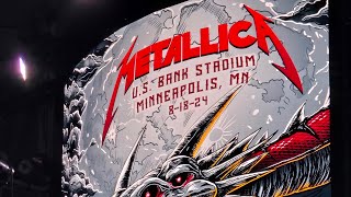 Metallica  The Ecstacy of GoldWhiplashFor Whom The Bell Tolls  Live in Minneapolis MN 81824 [upl. by Yelraf]