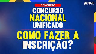 Como fazer a inscrição no Concurso Nacional Unificado CNU 2024 [upl. by Laved256]