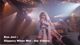 Bon Jovi Slippery When Wet  The Videos VHSSP HiFi Stereo [upl. by Acirderf]