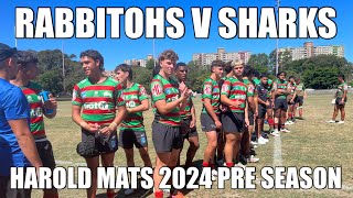 Rabbitohs v Sharks Harold Matthews Cup 2024 Pre Season [upl. by Etz]