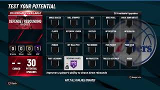 NBA 2K22 BADGE BREAKDOWN  REBOUND CHASER [upl. by Aralk]