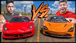 O GRANDE RACHA MCLAREN 720S vs FERRARI 458  RENATO GARCIA vs RENATO GARCIA  Forza Horizon 5 [upl. by Delly]