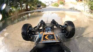 Hpi Baja 5b flux 8s crashhh🚀 [upl. by Bonney]