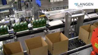 Mpac Langens LRC500 Top Load Case Packer Robotically loads Cartons into Cases [upl. by Tabber]