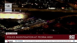 Police presence at Peoria High School after football game [upl. by Kazue568]