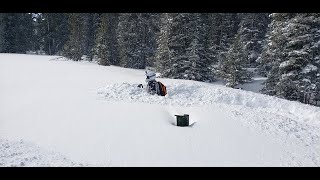 March 2019 Bighorn Mountains snowmobiling after spring storm [upl. by Acinorehs417]