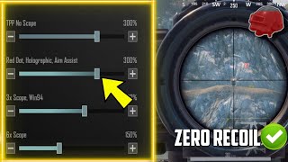 Tips for No Recoil Control Settings for NonGyro and Gyro Players in PUBG MOBILEBGMI 2023😱 [upl. by Blum68]