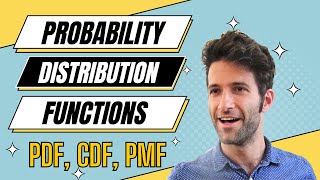 Probability Distribution Functions PMF PDF CDF [upl. by Trinl]