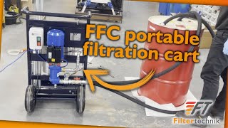 FFC portable fuel filtration cart demo [upl. by Aihpledalihp]