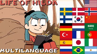 Hilda  Life of Hilda  multilanguage 19 versions [upl. by Atiuqrahs]