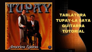 TUPAY SAYA Tutorial guitarra INTRO [upl. by Aimac]