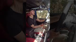 The Jeep Wrangler 392 Begs to Slide on Dirt POV Drive shorts [upl. by Hopper]