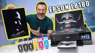 Efsane Bir Yazıcı Aldım A3 Baskı Yapan Epson EcoTank L8180 [upl. by Retsevel429]