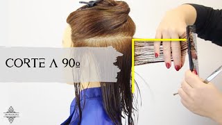 Como cortar el cabello escalonado  Corte fácil [upl. by Aker]