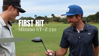 FIRST HIT Mizuno STZ 230 Driver with GM Golf [upl. by Innor882]