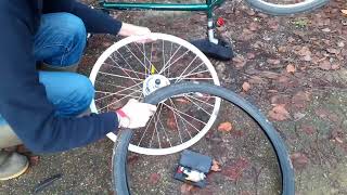 Swytch bike part1  wheel fitting [upl. by Marteena607]