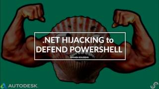 BSidesSF 2017  Hijacking NET to Defend PowerShell Amanda Rousseau [upl. by Stoddard443]