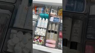 Bathroom drawer organisation ❤️ shorts viralshort bathroomdecor essential [upl. by Kcim689]