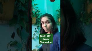 ICMR JRF Exam Discussion 2024 icmr icmrjrf phdentranceexam jrf exam phdentrance lifesciences [upl. by Narot]