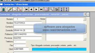 software para abogados abogados software [upl. by Ailadgim]