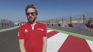 Nick Heidfeld Gives a Quick Overview of Marrakesh ePrix Track  Formula E  Mahindra Racing [upl. by Zaraf195]