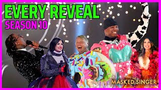 ALL Masked Singer Season 10 Reveals [upl. by Oirifrop]