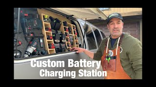 Custom battery charging and storage station [upl. by Tadd239]