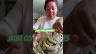 Recetas mexicanas jaiba con camarones fypyoutube food [upl. by Baugh642]