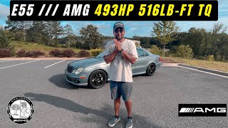 BRUTAL POV E55 AMG SUPERCHARGED V8 EXHAUST 4K [upl. by Clayson]