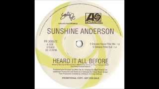 Sunshine Anderson ‎  Heard It All Before ESmoove House Filter Mix [upl. by Eednahs]