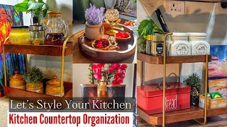 Beautiful amp Stylish Kitchen Countertop Organization amp Decor Ideas🏠 Simplify your Space WithAMAZON [upl. by Nallaf369]