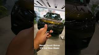 New Maruti Suzuki Brezza 2024 VXi 2nd Base Model with OnRoad price list 🔥 [upl. by Averil]