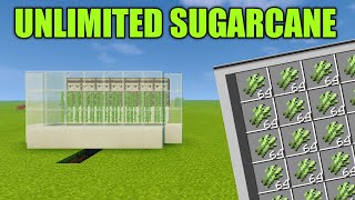 How to make unlimited sugarcane farm in Minecraft [upl. by Rufe599]