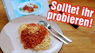 Spaghetti Bolognese aus dem Monsieur Cuisine Smart Lecker [upl. by Ballinger4]