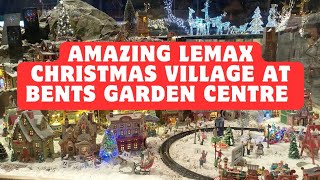 Lemax Christmas Model Village display at Bents Garden Centre 2024 [upl. by Blumenthal529]