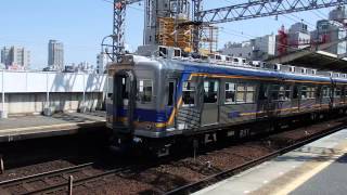 南海高野線6000系区急 新今宮駅到着 Nankai Koya Line 6000 series EMU [upl. by Orva]