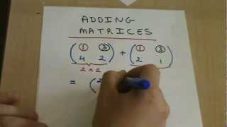 Adding 2x2 Matrices [upl. by Nami]