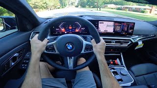 2024 BMW 330i xDrive M Sport POV Drive Impressions and ASMR [upl. by Jorgenson]