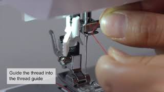 Uten Sewing Machine 2685A How to thread the needle thread [upl. by Reviere]