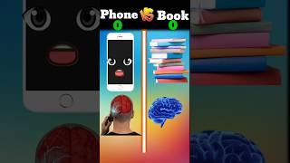 phone vs book ❓shorts youtubeshorts [upl. by Suiramaj]