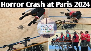 HORROR CRASH Olympic Cycling SUSPENDED  Kwesi Browne Stretchered Off  Truth Quest [upl. by Ennove]