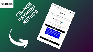 how to change payment method on grailed [upl. by Cappello]