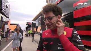 Mattia Binotto postrace interview  2022 Hungarian Grand Prix [upl. by Asilla]